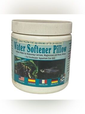 Water Softener Pillow For Freshwater Aquarium Use Only